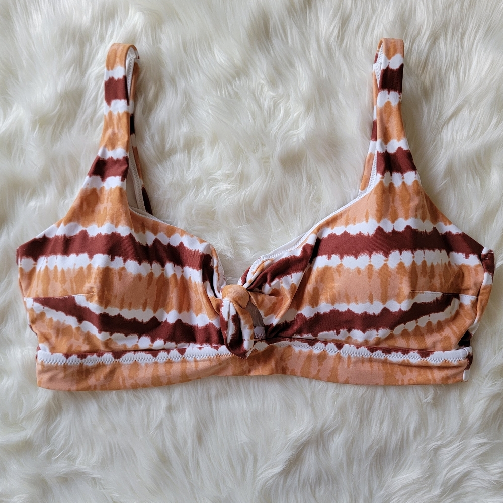 Aerie Tie Front Wide Strap Biki